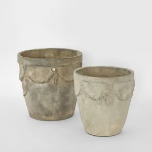 Ritno Pots Set 2 Grey by Florabelle Living, a Plant Holders for sale on Style Sourcebook