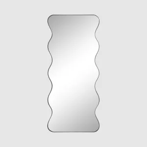 Babalon Iron Floor Mirror Black by Gallery Home, a Lighting for sale on Style Sourcebook