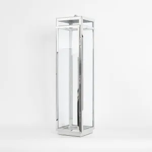 Charlotte Lantern Large Nickel - Outdoor by Florabelle Living, a Decorative Accessories for sale on Style Sourcebook