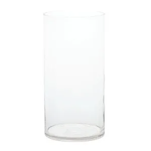 Cylinder Glass Vase 20X40Cm by Florabelle Living, a Decorative Accessories for sale on Style Sourcebook