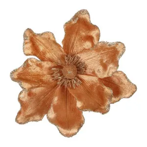 Magnile Velvet Clip on Magnolia Gold by Florabelle Living, a Christmas for sale on Style Sourcebook