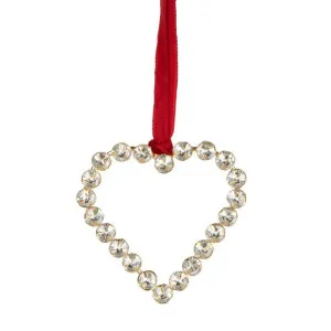 Bulgere Diamante Heart Ornament Small Gold by Florabelle Living, a Christmas for sale on Style Sourcebook