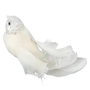 Sassy Clip on Bird White by Florabelle Living, a Christmas for sale on Style Sourcebook