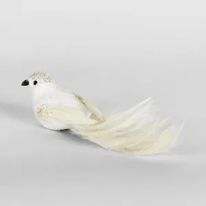Chemere Clip on Bird White (Set of 6) by Florabelle Living, a Christmas for sale on Style Sourcebook