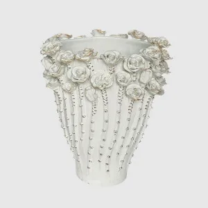 Rose Vase Small White by Florabelle Living, a Decorative Accessories for sale on Style Sourcebook