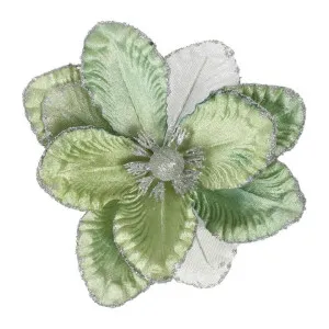 Camille Clip on Flower Green by Florabelle Living, a Christmas for sale on Style Sourcebook