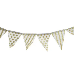 Golden Spots Hessian Garland by Florabelle Living, a Christmas for sale on Style Sourcebook