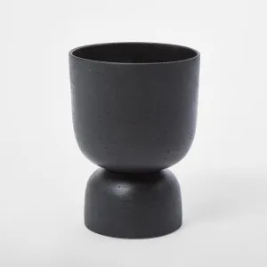 Blanche Planter Small Black by Florabelle Living, a Plant Holders for sale on Style Sourcebook