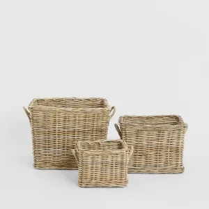 Luna Storage Basket set 3 by Florabelle Living, a Decorative Accessories for sale on Style Sourcebook