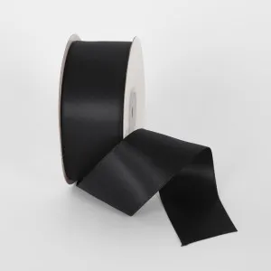 Black 22.86m -38mm Double Sided Satin Ribbon P123 by Florabelle Living, a Decorative Accessories for sale on Style Sourcebook