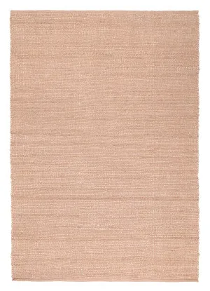Briony Peach Flatweave Jute and Cotton Rug by Miss Amara, a Contemporary Rugs for sale on Style Sourcebook