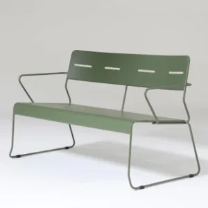 Parco Outdoor 2 Seat Lounge Olive by Seek & Ramble, a Outdoor Chairs for sale on Style Sourcebook