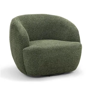 Cuddle Swivel Armchair, Moss Green by L3 Home, a Chairs for sale on Style Sourcebook