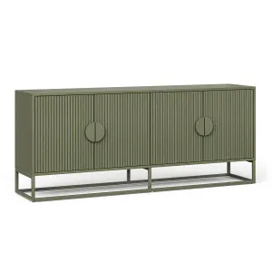 Braxton Ripple Sideboard Buffet, Olive Green by L3 Home, a Sideboards, Buffets & Trolleys for sale on Style Sourcebook