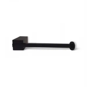 Flat Toilet Roll Holder Matte Black by Estelle, a Toilet Paper Holders for sale on Style Sourcebook
