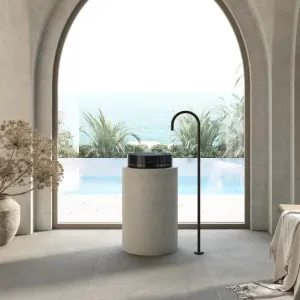 Wow Translucency Round Above Counter Basin Morion Black by Cassa Designs, a Basins for sale on Style Sourcebook