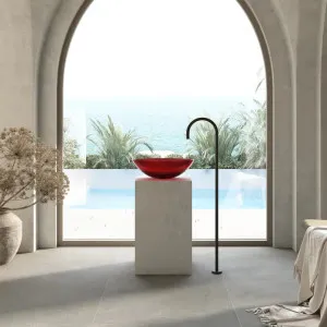 Wow Translucency Oval Above Counter Basin Vivid Red by Cassa Designs, a Basins for sale on Style Sourcebook