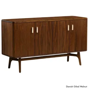 De La Espada Solo Wide 4-Door Cabinet - Walnut 785LW by De La Espada, a Cabinets, Chests for sale on Style Sourcebook
