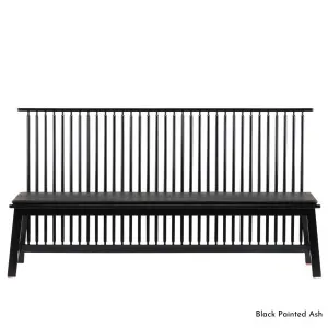 De La Espada 444 3-Seater Bench with Back in Ash Timber - 444A by De La Espada, a Chairs for sale on Style Sourcebook