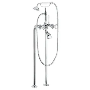 Armando Vicario Provincial Floor Mounted Bath Filler Tap Chrome 700007 by Armando Vicario, a Kitchen Taps & Mixers for sale on Style Sourcebook