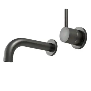 Rogerseller Tonic Up 150mm Wall Mixer & Basin Outlet - Graphite 3606014305 by Rogerseller, a Kitchen Taps & Mixers for sale on Style Sourcebook
