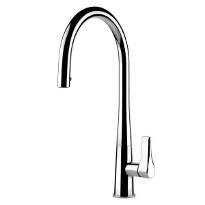 Gessi Proton Pull Out Kitchen Mixer Tap Chrome 17153-031 by Gessi, a Kitchen Taps & Mixers for sale on Style Sourcebook