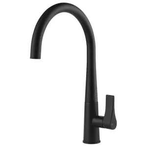 Gessi Proton Swivel Kitchen Mixer Tap Matte Black 17151-299 by Gessi, a Kitchen Taps & Mixers for sale on Style Sourcebook