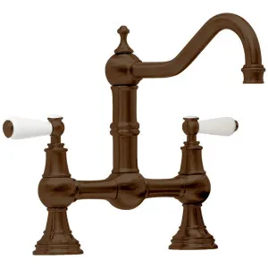Shaws by Perrin & Rowe Hambleton Kitchen Mixer - English Bronze AUSH-4751EBWPC by Shaws by Perrin & Rowe, a Kitchen Taps & Mixers for sale on Style Sourcebook