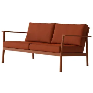 Case Furniture Eos 2 Seat Sofa - Rust and Canvas Brick 102190 by Case Furniture, a Sofas for sale on Style Sourcebook