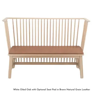 De La Espada Low Settle 2-Seater Bench in Walnut Timber 451W by De La Espada, a Chairs for sale on Style Sourcebook