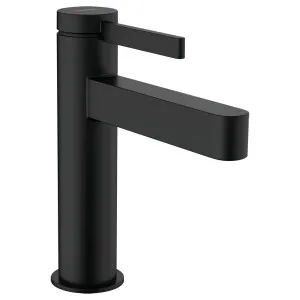 Hansgrohe Finoris 110 Basin Mixer Tap with Pop Up Waste Set - Matte Black 76020670 by Hansgrohe, a Kitchen Taps & Mixers for sale on Style Sourcebook