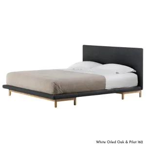 De La Espada Frame Queen Bed - Oak Upholstery Range A 765QKA by De La Espada, a Beds & Bed Frames for sale on Style Sourcebook