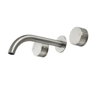 Rogerseller Eccentric Wall Basin Set - Brushed Nickel 3606017007 by Rogerseller, a Kitchen Taps & Mixers for sale on Style Sourcebook
