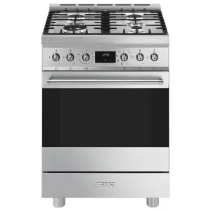 Smeg 60cm Classic Freestanding Gas Cooker - Stainless Steel CS6GMXA2 by Smeg, a Cooktops for sale on Style Sourcebook