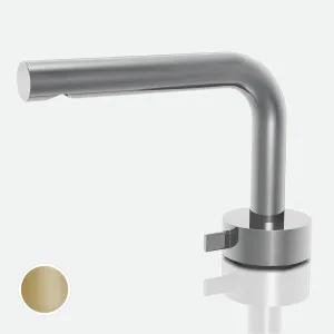 AboutWater (Boffi & Fantini) Fukasawa Single Control Washbasin Mixer - Matte British Gold 3629000016 by AboutWater, a Kitchen Taps & Mixers for sale on Style Sourcebook