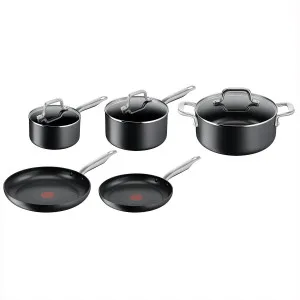 Tefal Premium Specialty Hard Anodised Induction Non-Stick 5 Piece Cookware Set H916S517 by Tefal, a Cookware for sale on Style Sourcebook