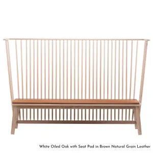 De La Espada Settle Bench in Oak Timber 446K by De La Espada, a Chairs for sale on Style Sourcebook