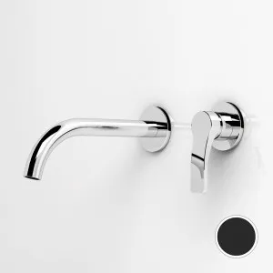 AboutWater (Boffi & Fantini) Matt Black Lissoni Wall Mixer & Outlet - 3629003502 by AboutWater, a Kitchen Taps & Mixers for sale on Style Sourcebook