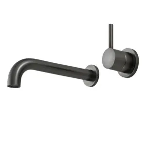 Rogerseller Tonic Up 200mm Wall Mixer & Bath Outlet - Graphite 3606014405 by Rogerseller, a Kitchen Taps & Mixers for sale on Style Sourcebook
