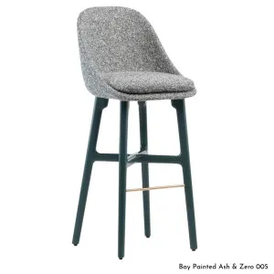 De La Espada Solo Bar Stool in Oak Timber - Upholstery Range A 750TKA by De La Espada, a Chairs for sale on Style Sourcebook