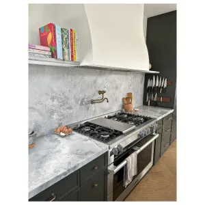 Shaws by Perrin & Rowe Wall Mounted Pot Filler - Polished Brass AUSH-4417BR by Shaws by Perrin & Rowe, a Kitchen Taps & Mixers for sale on Style Sourcebook