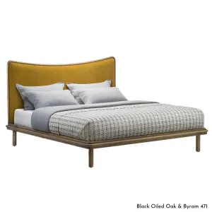 De La Espada Carlton Bed Queen Bed Frame - Oak Upholstery B 061QKB by De La Espada, a Beds & Bed Frames for sale on Style Sourcebook
