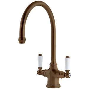 Shaws by Perrin & Rowe Ribble Kitchen Mixer - English Bronze AUSH-4460EBWPC by Shaws by Perrin & Rowe, a Kitchen Taps & Mixers for sale on Style Sourcebook