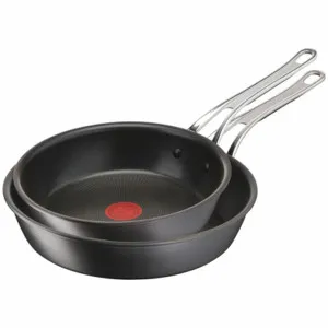 Tefal Jamie Oliver Cook's Classics Induction Non-Stick Hard Anodised 2 Piece Frypan Cookware Set H912S217 by Tefal, a Cookware for sale on Style Sourcebook