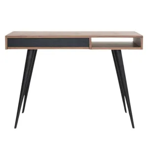 Case Furniture Celine Desk - Walnut/Black NK100W2BLKSTN by Case Furniture, a Desks for sale on Style Sourcebook