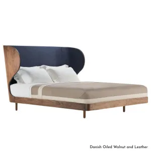De La Espada Suite Bed Queen - Walnut Upholstery B 265QWB by De La Espada, a Beds & Bed Frames for sale on Style Sourcebook