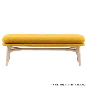 De La Espada Solo Upholstered Bench in Ash Timber - Upholstery Range A 750BAA by De La Espada, a Chairs for sale on Style Sourcebook