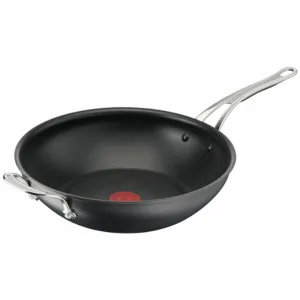 Tefal 30cm Jamie Oliver Cook's Classics Induction Non-Stick Hard Anodised Wok H9128844 by Tefal, a Cookware for sale on Style Sourcebook