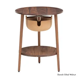 De La Espada Companions Bedside Table in Walnut Timber 453MW by De La Espada, a Bedside Tables for sale on Style Sourcebook