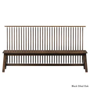 De La Espada 444 3-Seater Bench with Back in Oak Timber - 444K by De La Espada, a Chairs for sale on Style Sourcebook
